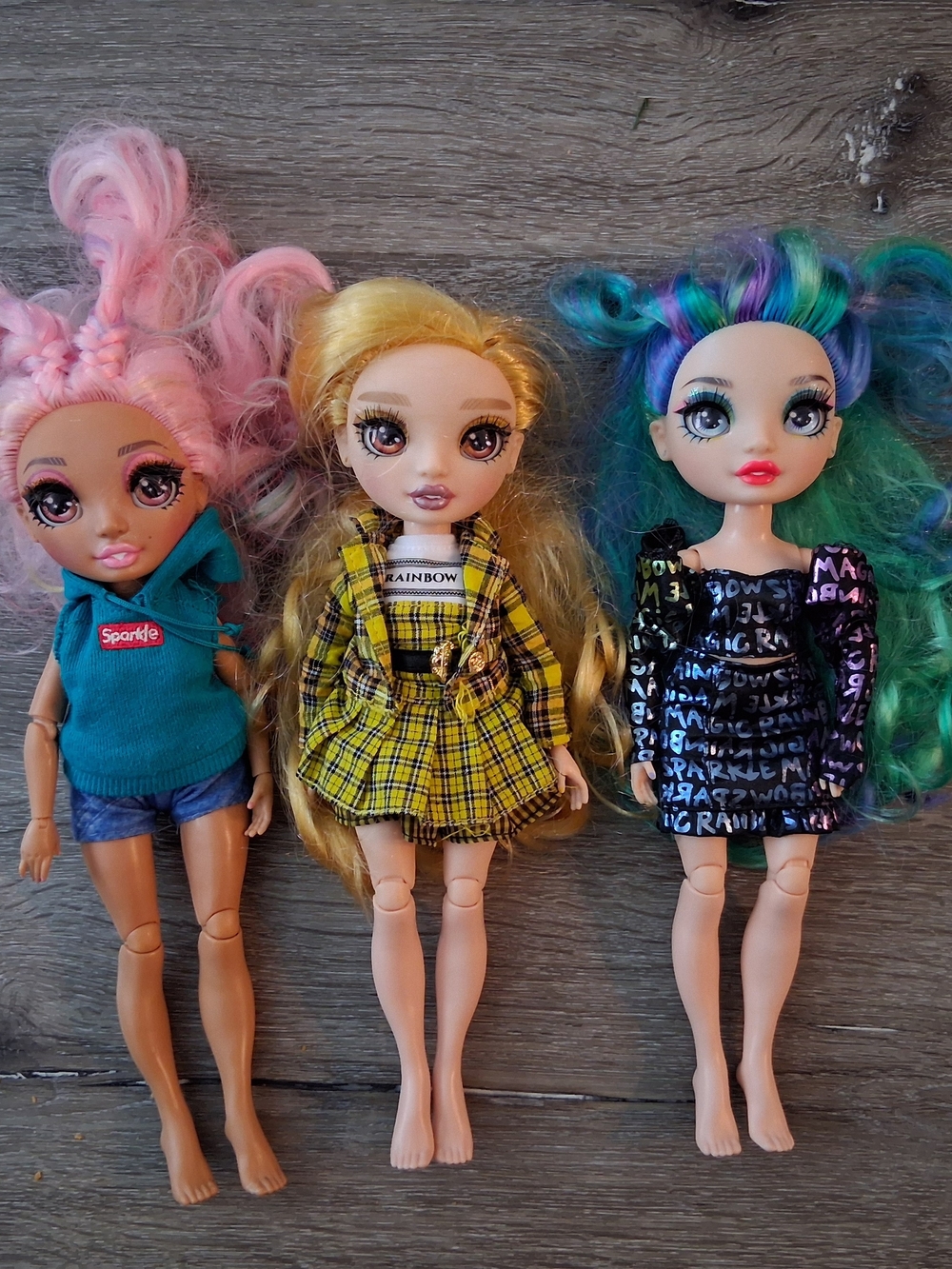 Rainbow High Doll Lot Of 3